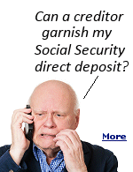 Social security funds that are directly deposited get special protection from garnishment by judgment creditors. But, if the IRS is after you, the rules change.